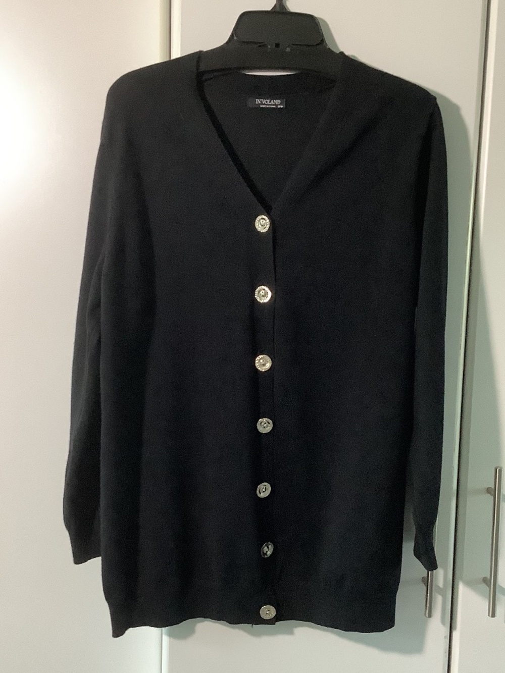 In'Voland Women Top Black, Size 14W